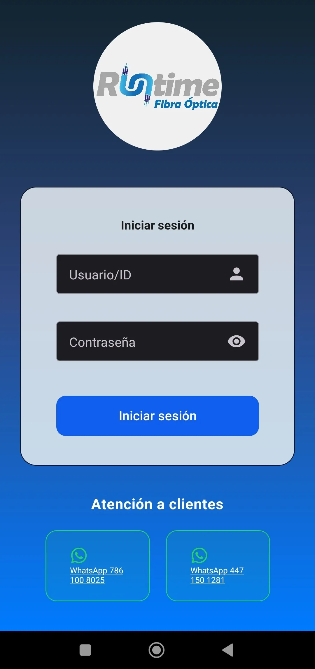 App instalada