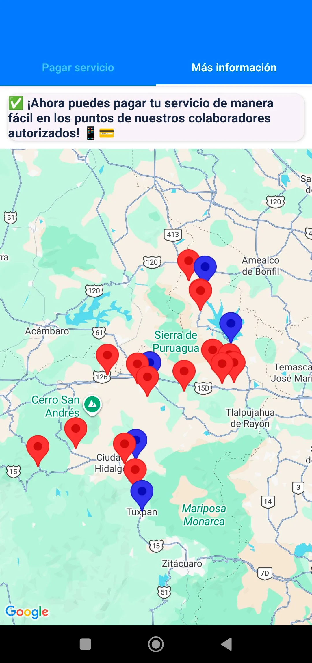 Puntos autorizados
